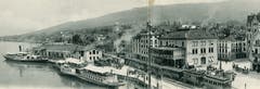 Rorschach Hafen um 1900. Die Initialen VSB deuten noch auf die Privatbahnzeit. (Sammlung: Anton Heer)