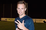 Roman Kellenberger hat mit seinen drei Toren Bazenheid II praktisch im Alleingang abgeschossen. (Bild: Beat Lanzendorfer)