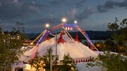 Der Circus Knie auf dem Sechseläutenplatz am 8. Mai 2018 in Zürich. Bild: Christian Beutler/Keystone