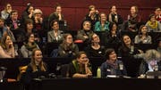 Anlass des Netzwerks Frauen Luzern – Politik im Kantonsratssaal. (Bild: Dominik Wunderli, Luzern, 28. Januar 2019)