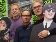 Sie gehören unter anderen dem OK des Greenteams an, das in der Durchführung der Oldies Disco jeweils von rund 30 Helferinnen und Helfern unterstützt wurde: Dani Müller, Ueli Siegenthaler und Markus Graber (von links). (Bild: PD)