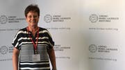 Die Appenzeller Gymnasiallehrerin Heidi Ruckstuhl an der Nobelpreisträgertagung in Lindau.
