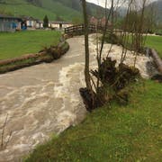 Viel Wasser in der Thur bei Unterwasser. (Bild: Sabine Camedda)
