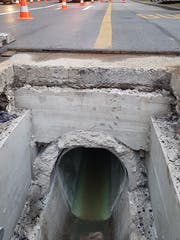 Seit Mitte Mai wird der Abwasserkanal unter der Pilatusstrasse saniert. (Bild: Stadt Luzern)