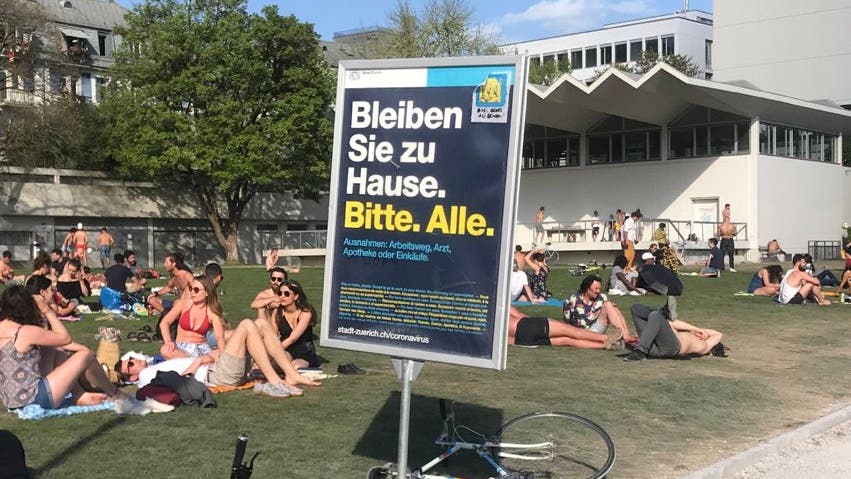 Corona-Abstandsregeln: Polizei stellt «Ermüdung» bei der ...