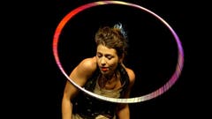 Reni Hardmeier schwingt den Reifen seit 14 Jahren. (Bild: See Ying Yip)