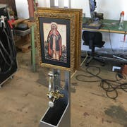 Blick ins Atelier von Ramon Brun, wo die bewegliche Installation entstanden ist. (Bild: PD)