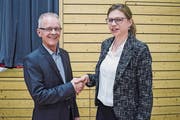 Erwin Spring übergibt das Schulpräsidium bald in die Hände seiner Nachfolgerin Christina Burgermeister. (Bild: Samuel Koch)