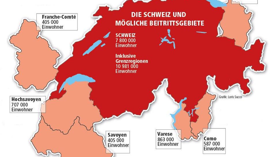 Staatszugehorigkeit Grenzregionen Drangen Zur Schweiz