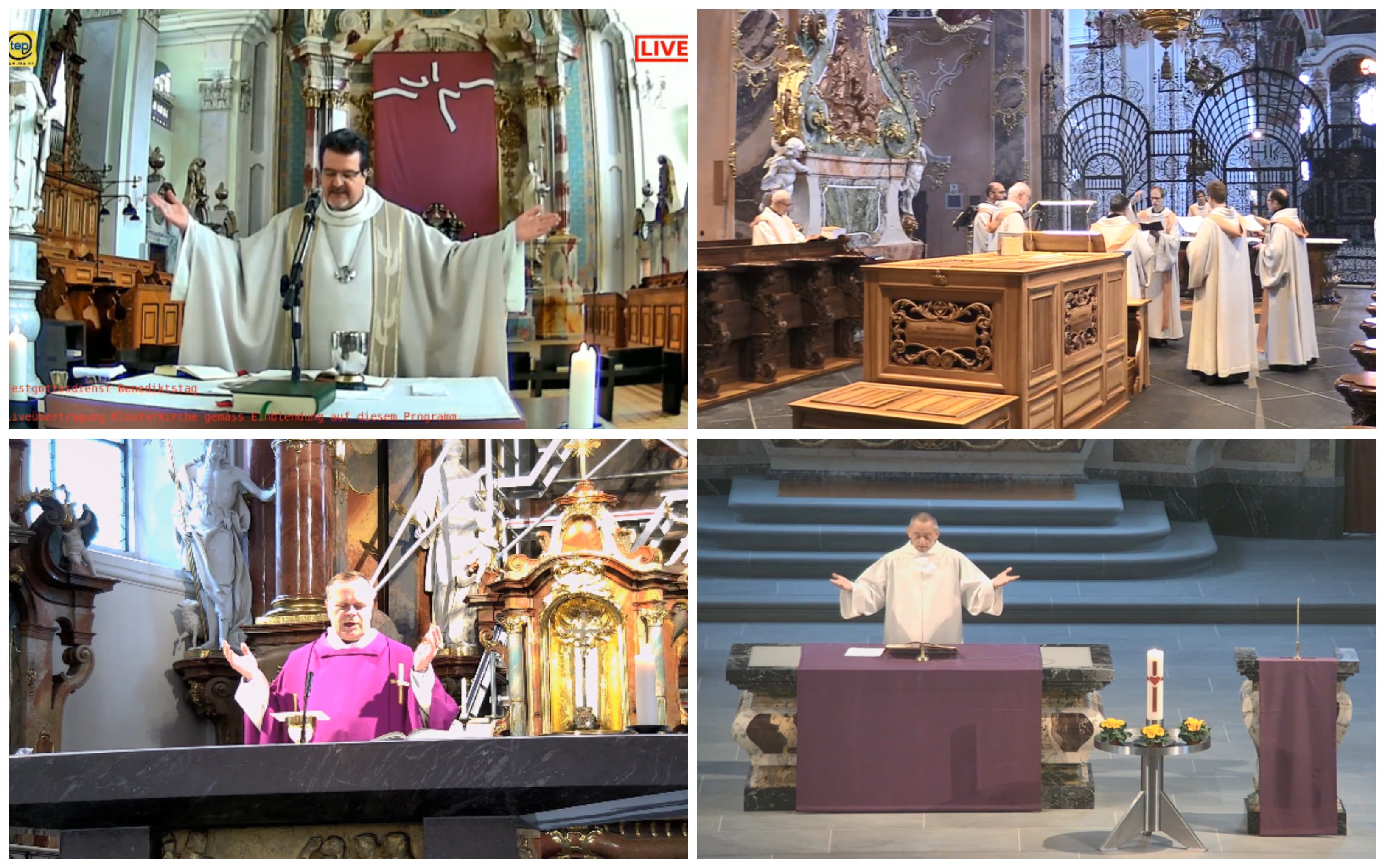 Aus Einsiedeln Luzern Und Ruswil Die Gottesdienste Im Stream