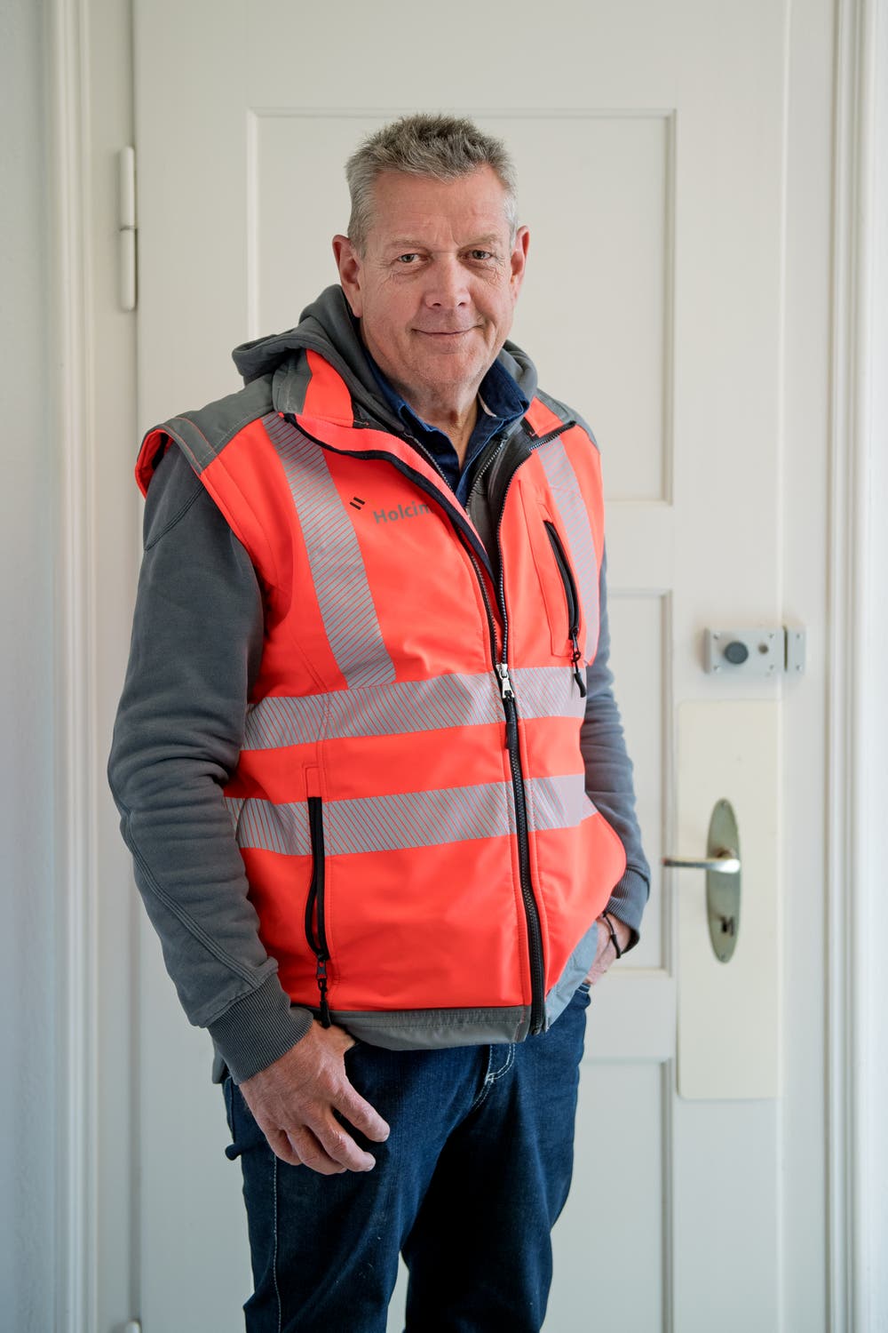 Der Engelberger SVP-Kantonsrat Kari Feierabend ist Werkleiter des Holcim Schotterwerks Kehrsiten. (Bild: Corinne Glanzmann, Kehrsiten, 16. Oktober 2018)