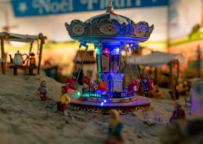 In Sion gibt es derzeit einen Krippenweg durch die Stadt. (Bild: Stefan Kunz (Sion, 18. Dezember 2018))