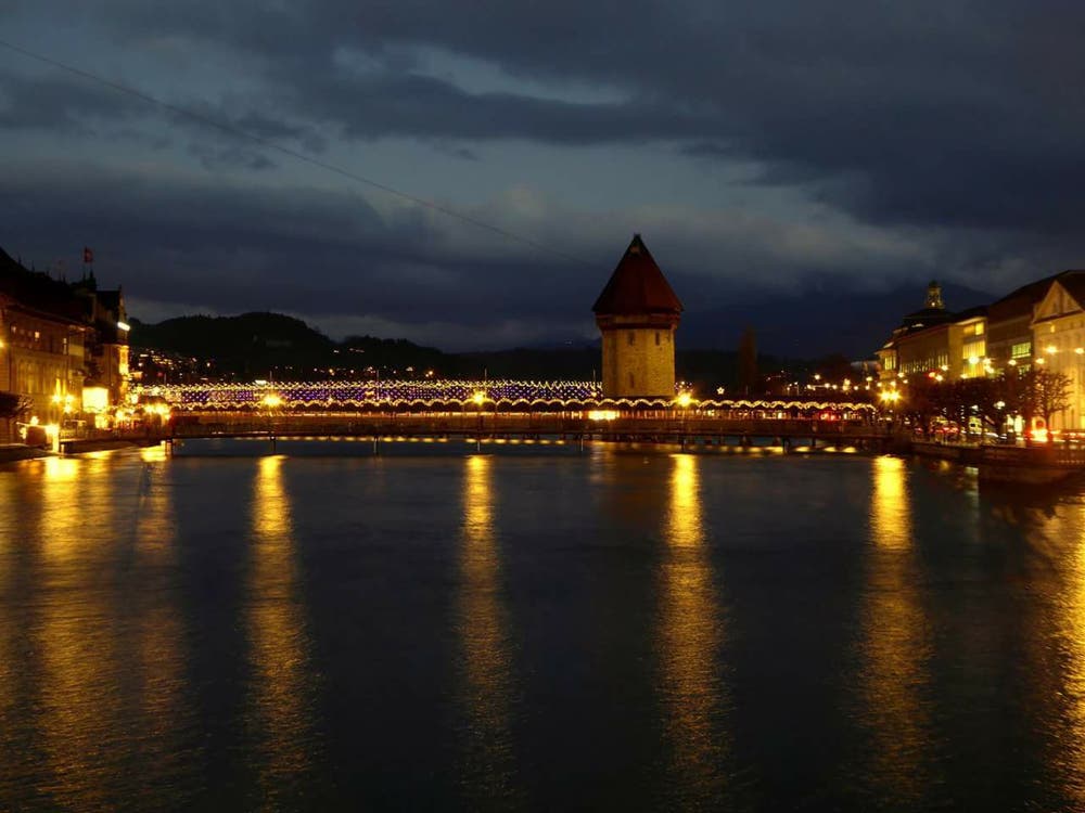 Reussbrücke (Bild: (Bild: Walter Buholzer (Luzern, 2. Dezember 2018))