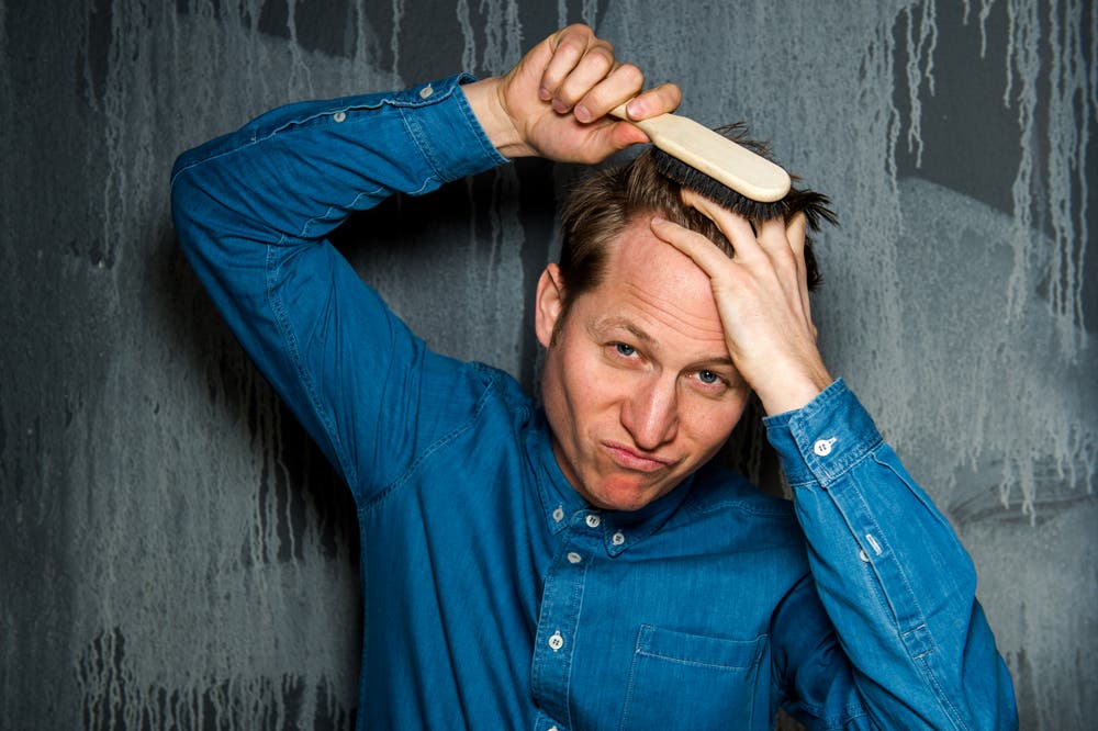 Die Seetaler Musikband Hecht, rund um den Sänger Stefan Buck, kommen mit ihren Mundarttexten bei einem breiten Publikum an. Ihr Ziel fürs 2019: ein Konzert im ausverkauften Hallenstadion in Zürich. Bild: Dominik Wunderli (Luzern, 28. Februar 2018)