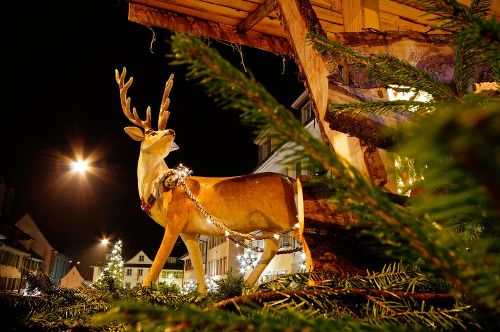 Weihnachtsdekoration in Beromünster (Bild: Marianne Schmid (Beromünster, 4. Dezember 2018))
