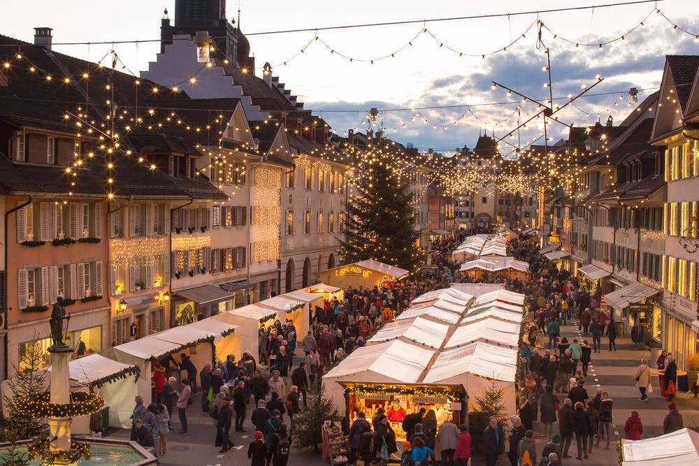 Lichterglanz im Städtli Willisau (Bild: Priska Ziswiler-Heller (Willisau, 7. Dezember 2018))