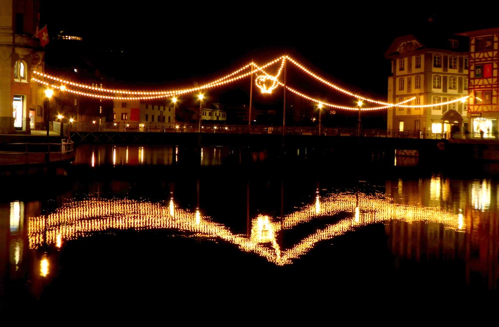 Leuchtenstadt. (Bild: Walter Buholzer (Luzern, 9. Dezember 2018))