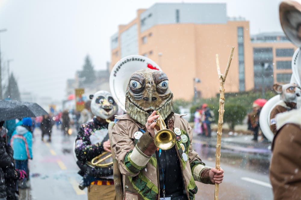 Gögguschränzer Littau mit dem Motto «Kung Fu Panda». (Bild: Roger Grütter (Littau, 11. Februar 2018))