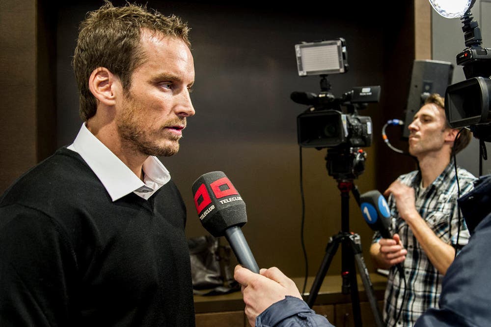 Patrick Fischer wird den Medien als neuen Nati-Coach vorgestellt (3. Dezember). (Bild: Keystone / Sebastian Schneider)