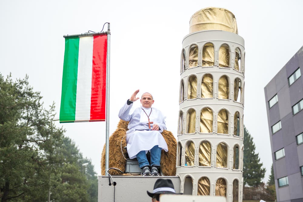 Zündstoff mit dem Motto «5 anni Zündstoff: Bella Italia!» (Bild: Roger Grütter (Littau, 11. Februar 2018))