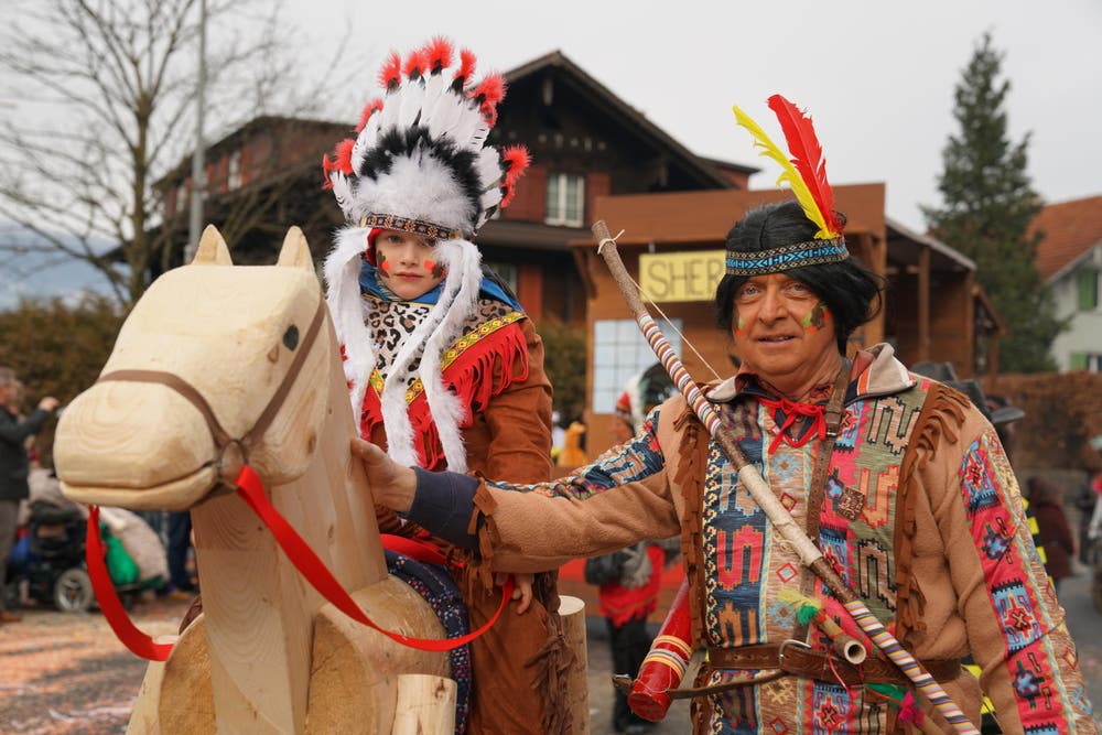 Wild Wild West in Giswil und Sarnen (Bild: Romano Cuonz (Giswil, 11. Februar 2018))