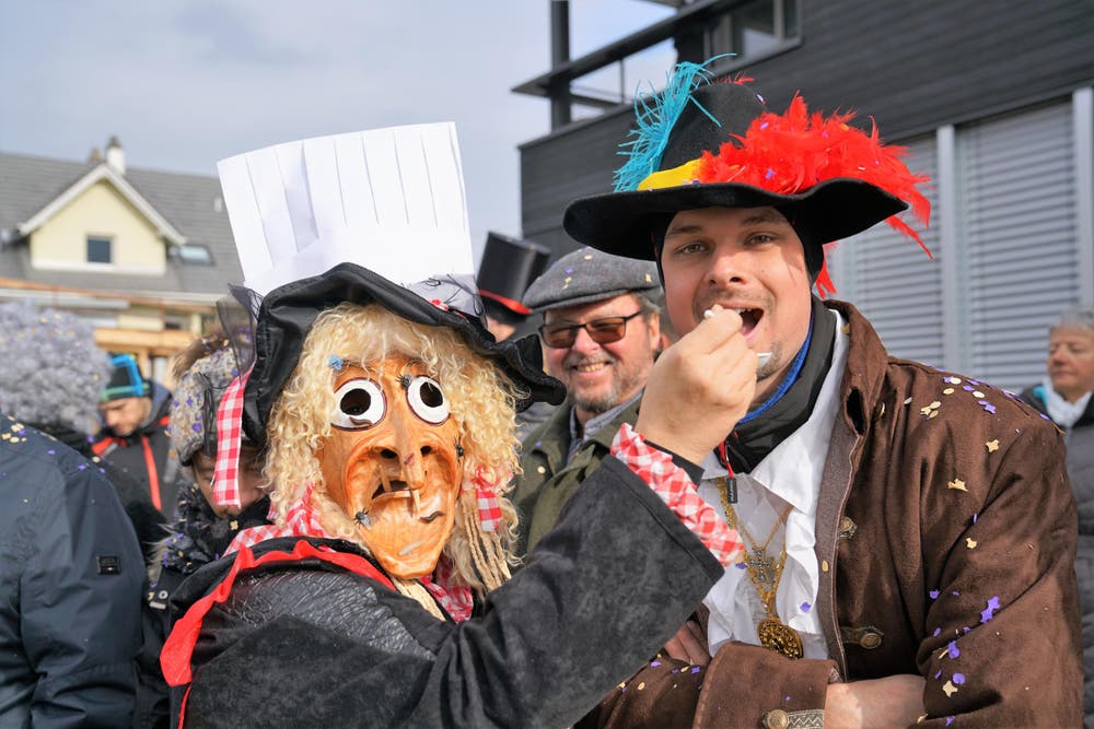 Die Melchaatobelhexen (Bild: Romano Cuonz (Giswil, 11. Februar 2018))