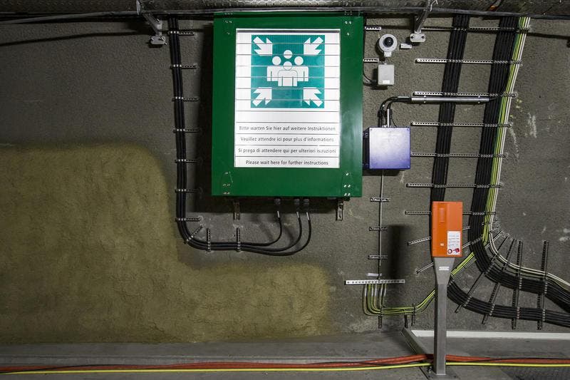 Sammelpunkt im Notfall. (Bild: Keystone / Alexandra Wey)