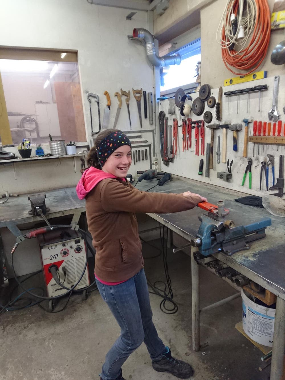 Lea Furrer aus Erstfeld bei der Arbeit. (Bild: zvg)
