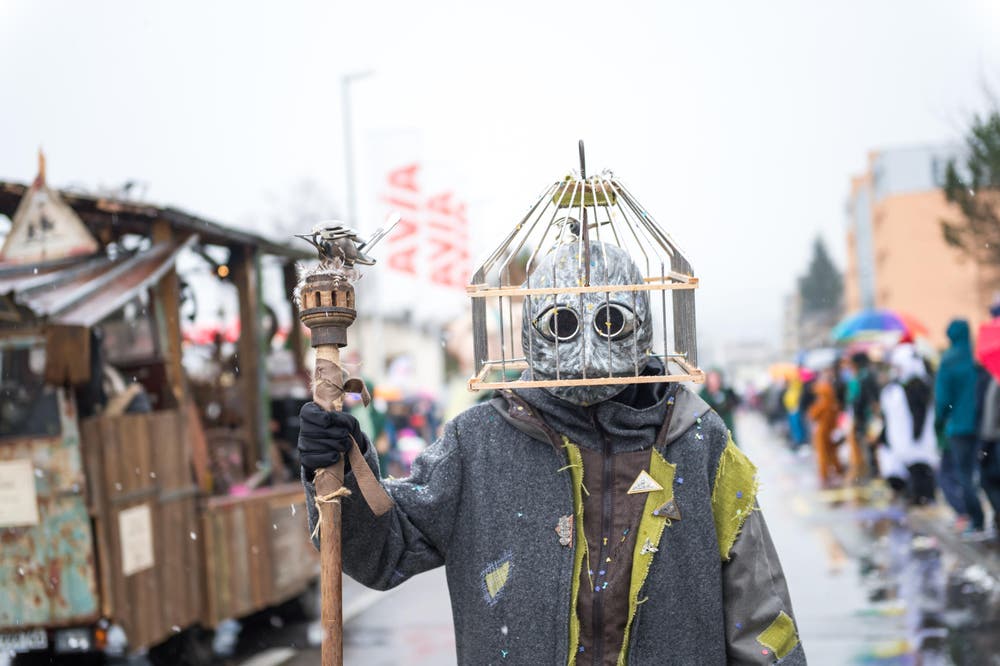 Lucraxo mit dem Motto «Schrottplatz». (Bild: Roger Grütter (Littau, 11. Februar 2018))