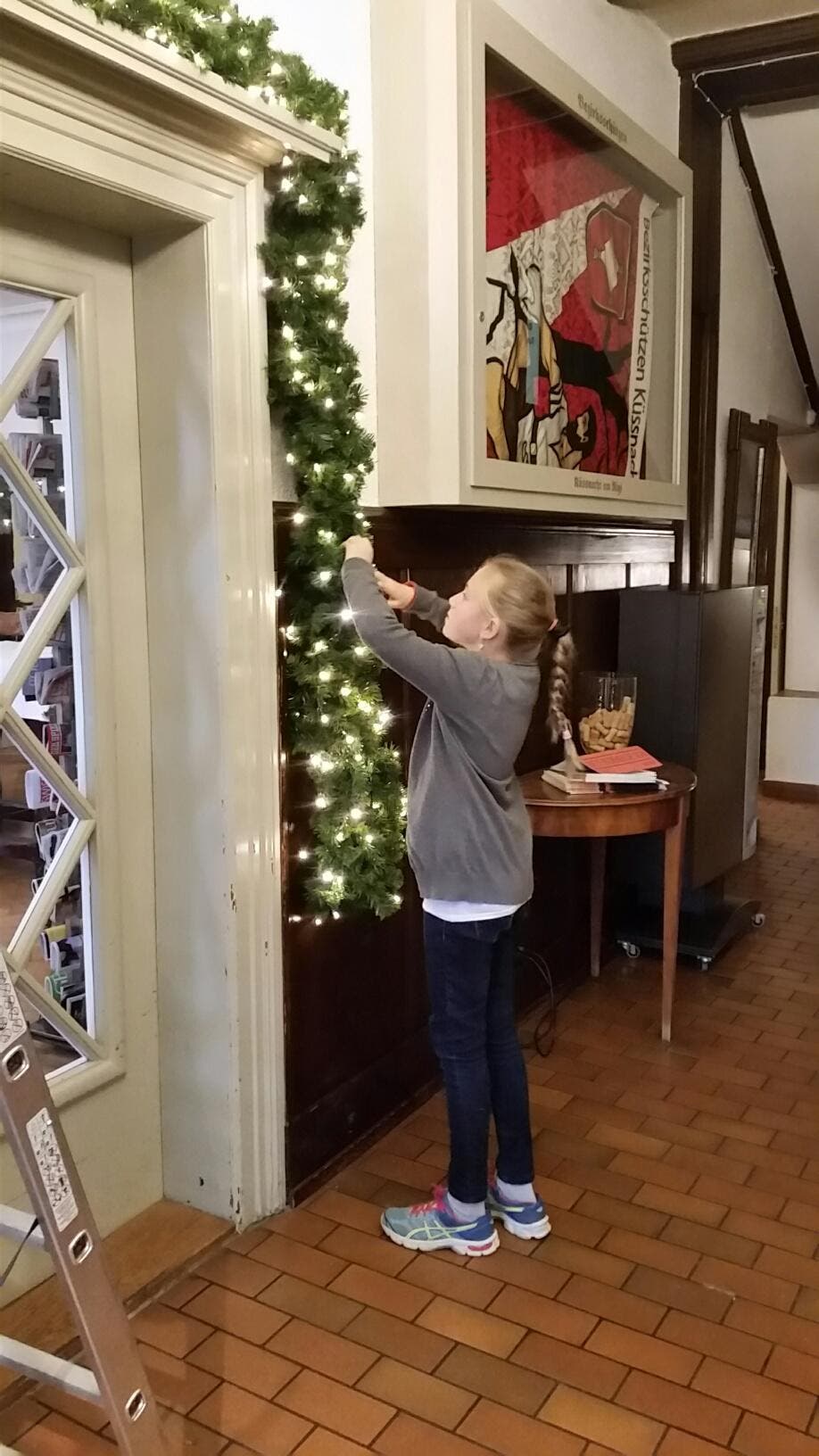Ein toller Zukunftstag von Enya Eltschinger im Hotel Seehof. Abteilung Dekoration von der Remimag AG Rothenburg. (Bild: Selina Troxler)