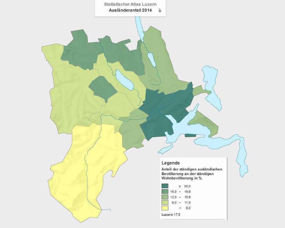 Bevölkerungswachstum im Kanton Luzern | Luzerner Zeitung
