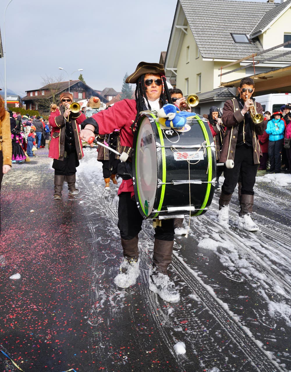Piraten aus Bilten zu Gast (Bild: Romano Cuonz (Giswil, 11. Februar 2018))