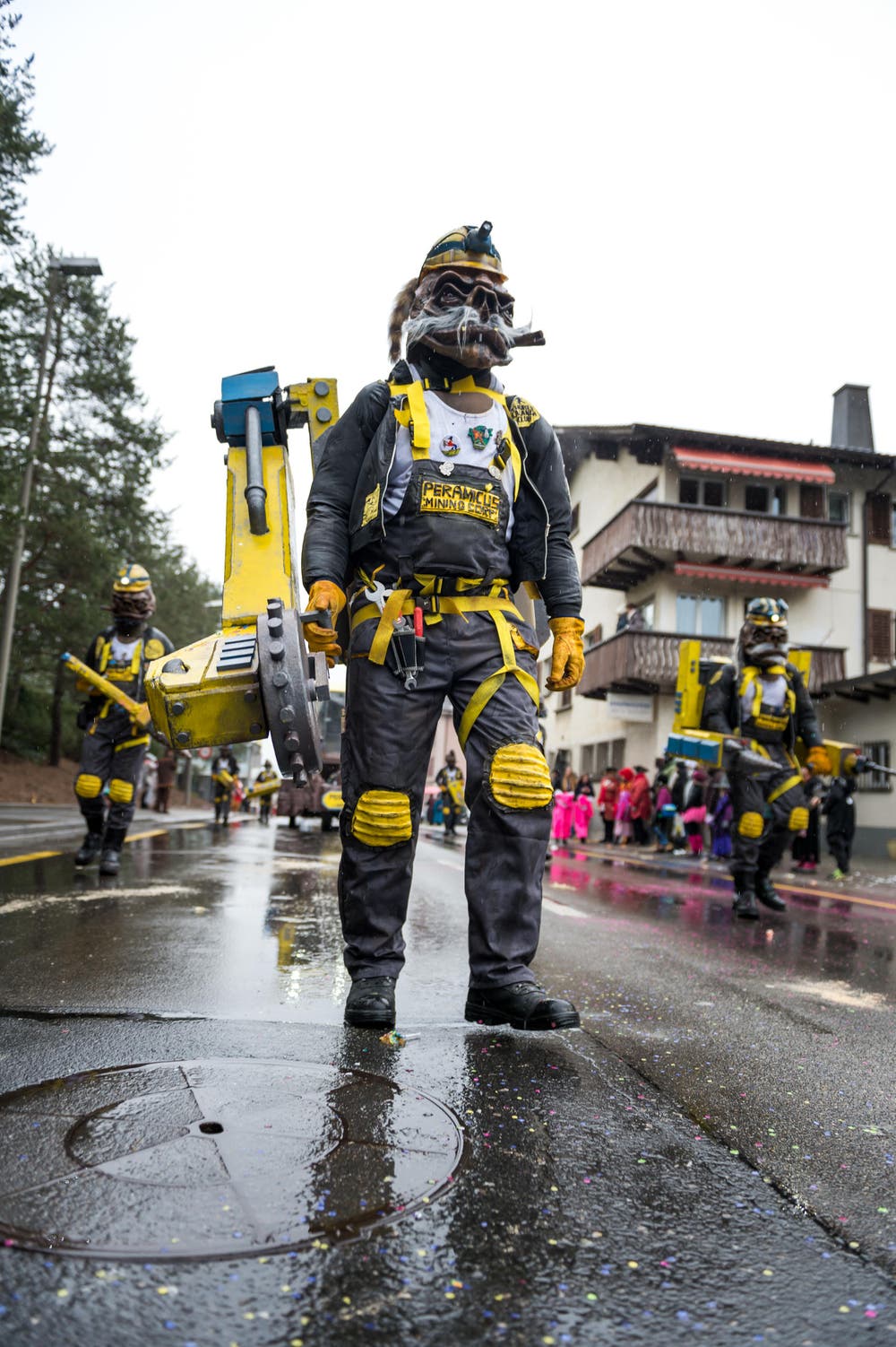 Peramicus mit dem Motto «Space Mining Corp.» (Bild: Roger Grütter (Littau, 11. Februar 2018))