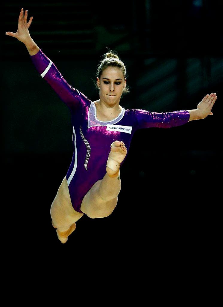 Giulia Steingruber holt im Mehrkampf sensationell EM-Gold (17. April). (Bild: EPA / Ian Langsdon)