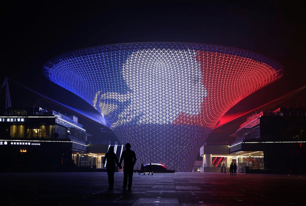 Eine Konstruktion auf dem Areal der 2010 World Expo in Shanghai. (Bild: EPA/STR)