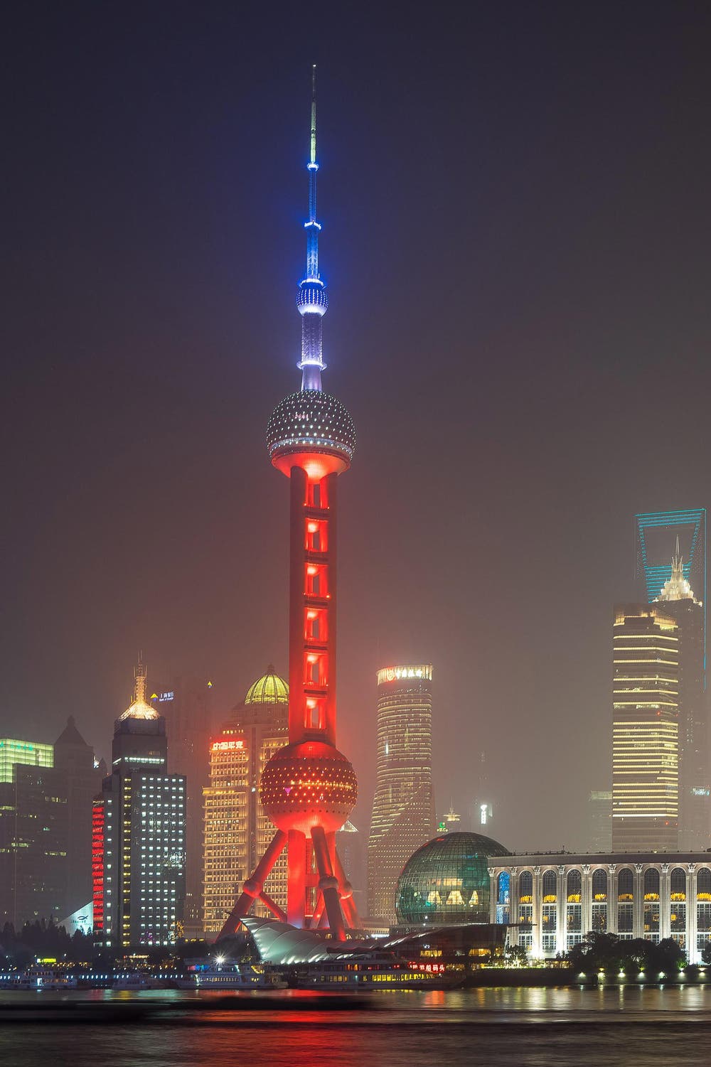 Der Oriental Pearl Tower in Shanghai. (Bild: EPA/XIAO GANG)