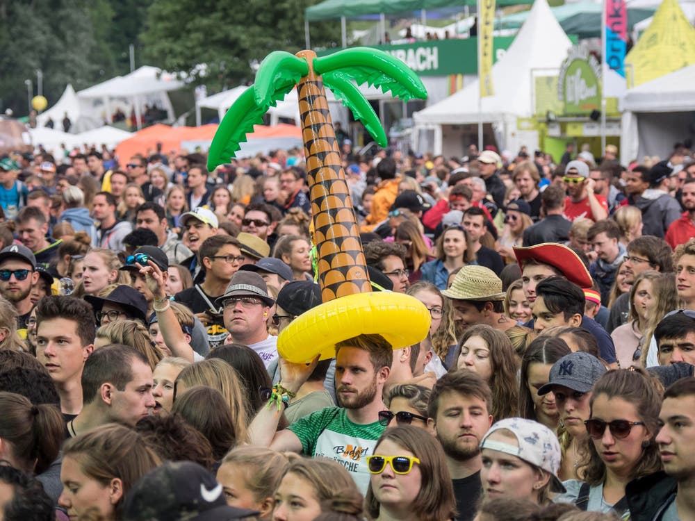 0penAir St. Gallen: Konzert von Pegasus am Samstagabend. (Bild: Hanspeter Schiess)