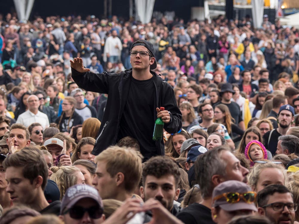 0penAir St. Gallen: Konzert von Pegasus am Samstagabend. (Bild: Hanspeter Schiess)