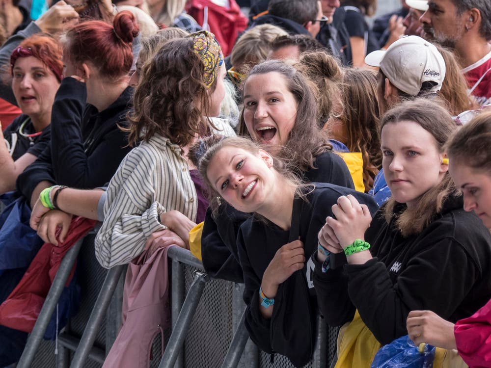 Open Air OpenAir St. Gallen 2017. Do 29. Juni bis SO 2. Juli 2017. Bilder vom Konzert von Beth Ditto auf der grossen Bühne vor grossem Publikum. (Bild: Hanspeter Schiess)