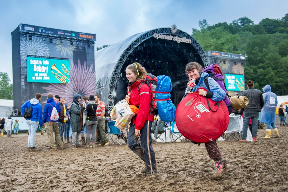 OASG Openair St. Gallen 2017 im Sittertobel © Urs Bucher/TAGBLATT (Bild: Urs Bucher)