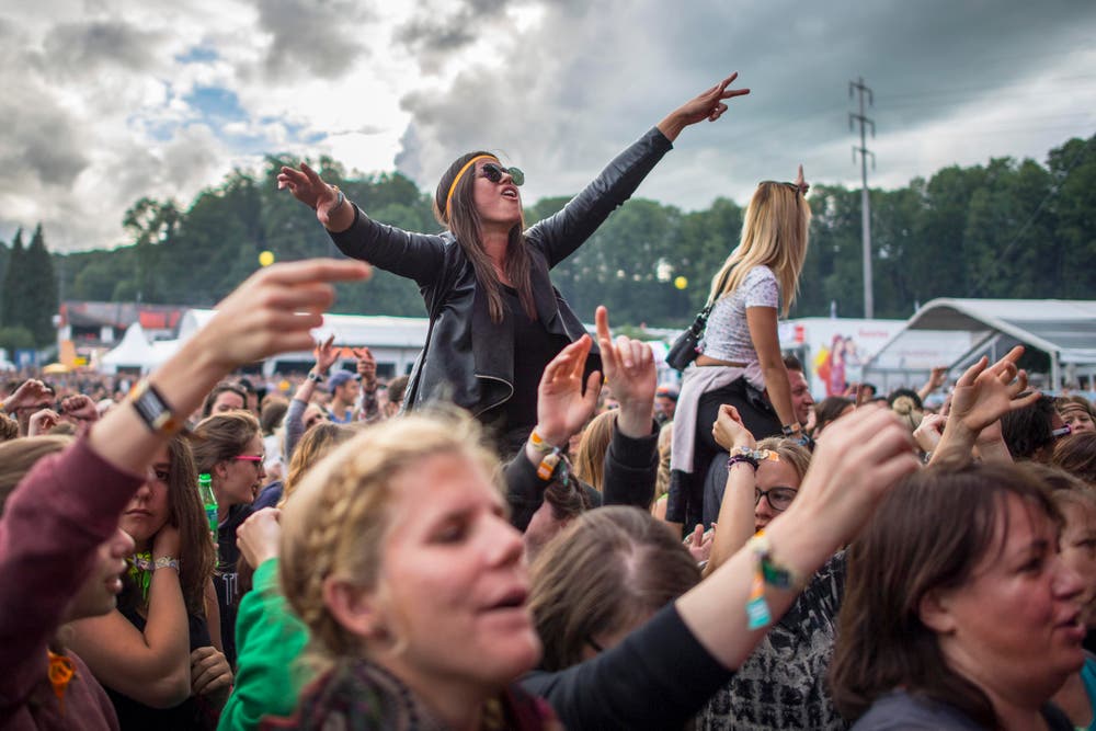 OASG Openair St. Gallen 2017 im Sittertobel © Urs Bucher/TAGBLATT (Bild: Urs Bucher)