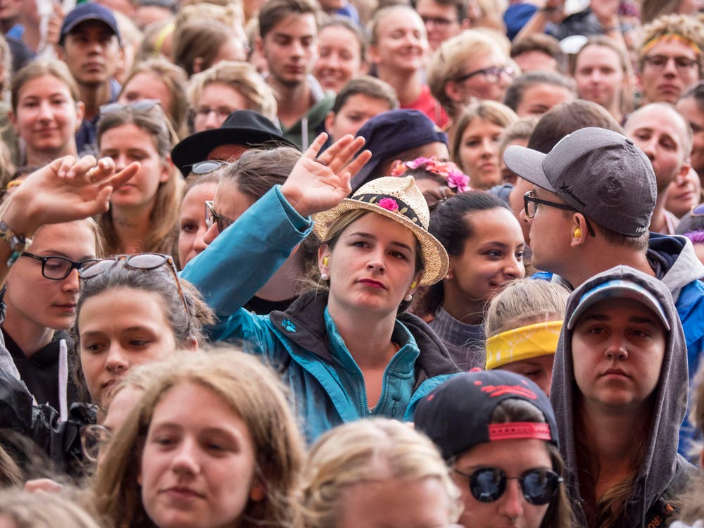 0penAir St. Gallen: Konzert von Pegasus am Samstagabend. (Bild: Hanspeter Schiess)