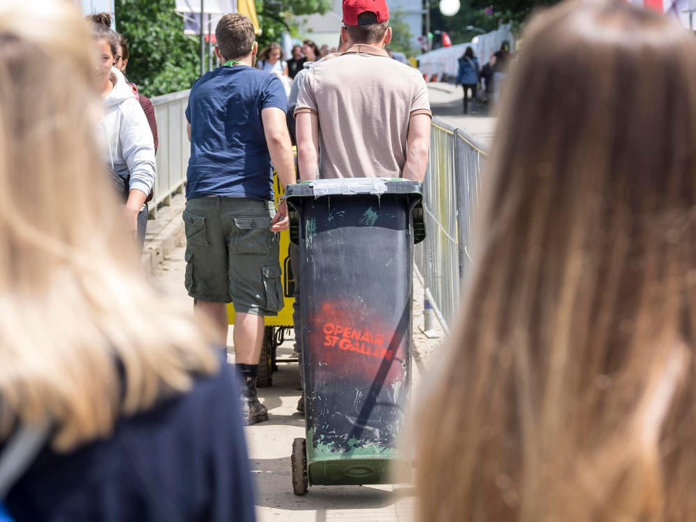 Open Air OpenAir St. Gallen 2017. Do 29. Juni bis SO 2. Juli 2017. Bilder vom Samstagg auf dem Festivalgelände. (Bild: Hanspeter Schiess)