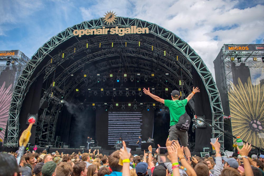 OASG Openair St. Gallen 2017 im Sittertobel © Urs Bucher/TAGBLATT (Bild: Urs Bucher)