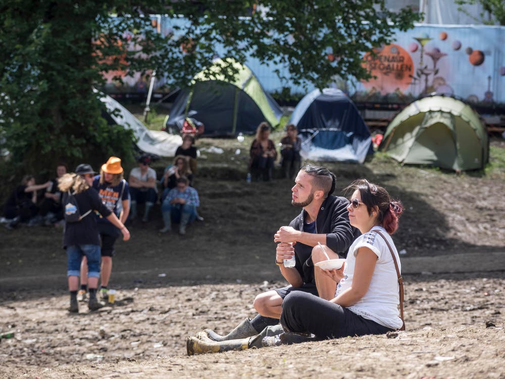 Open Air OpenAir St. Gallen 2017. Do 29. Juni bis SO 2. Juli 2017. Bilder vom Samstagg auf dem Festivalgelände. (Bild: Hanspeter Schiess)