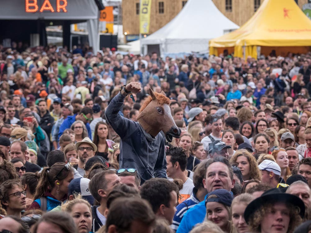Open Air OpenAir St. Gallen 2017. Do 29. Juni bis SO 2. Juli 2017. Bilder vom Konzert von Beth Ditto auf der grossen Bühne vor grossem Publikum. (Bild: Hanspeter Schiess)