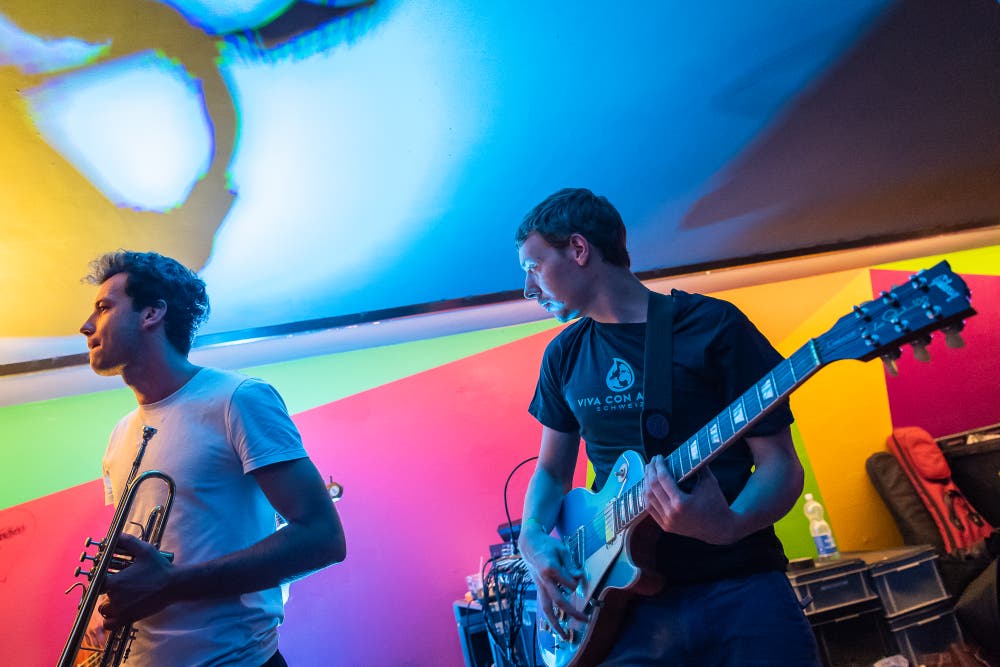 Auftritt der Basement Roots in der Buchtbar (Bild: Christian H. Hildebrand, 23. Juni 2018).