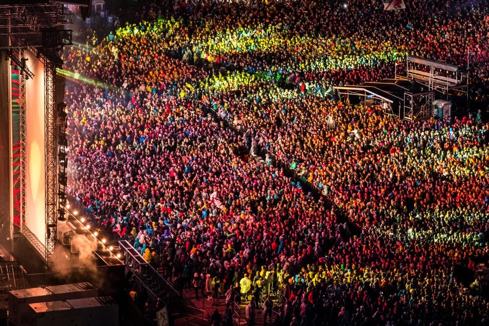 Impressionen vom Konzert der Toten Hosen auf der Luzerner Allmend. (Bild: Philipp Schmidli (Luzern, 25. August 2018))