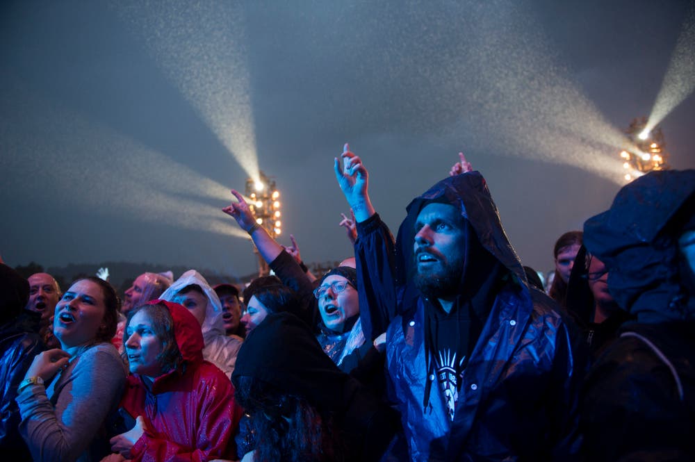 Impressionen vom Konzert der Toten Hosen auf der Luzerner Allmend. (Bild: Corinne Glanzmann (Luzern, 25. August 2018))