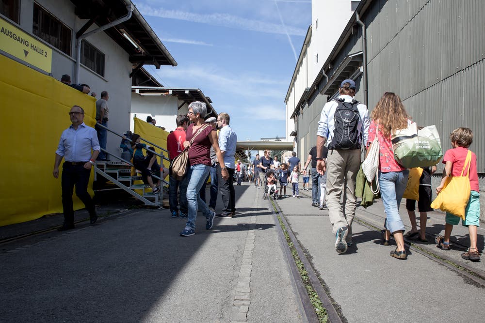 An der Wirtschafts- und Erlebnismesse Uri 18 gibt es viel zu erleben. Da kommen alle auf ihre Kosten. (Bild: Marc Püntener, Altdorf, 8. September 2018)
